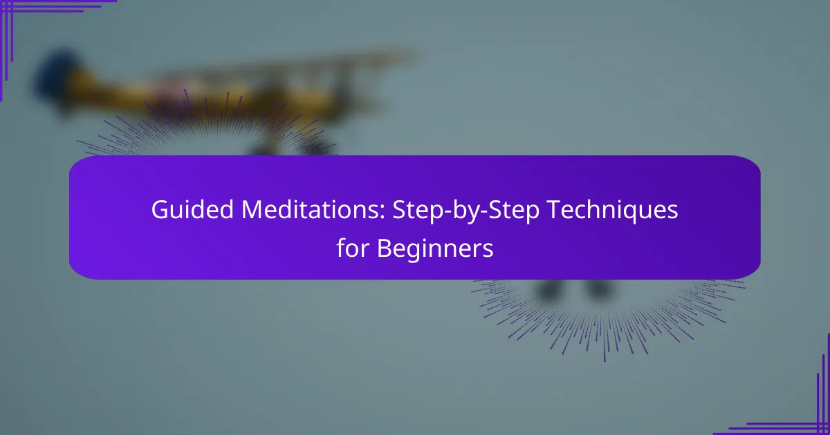 Guided Meditations: Step-by-Step Techniques for Beginners
